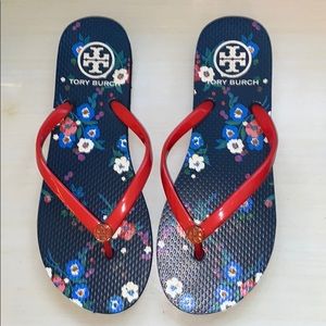 Tory Burch flip flops NEVER WORN